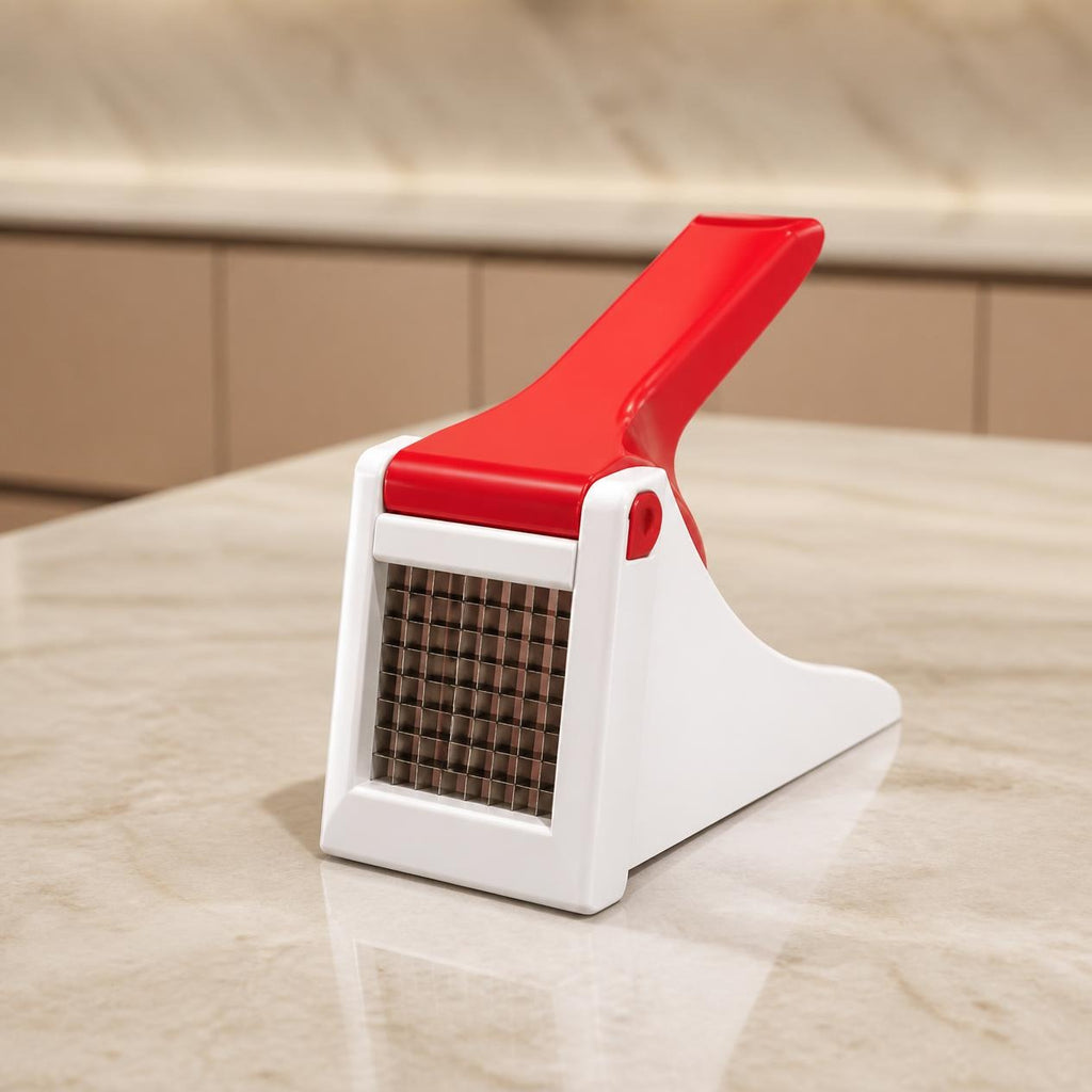 Heavy-Duty Manual Vegetable Chopper & Chipper | Multi-Function Kitchen Cutter
