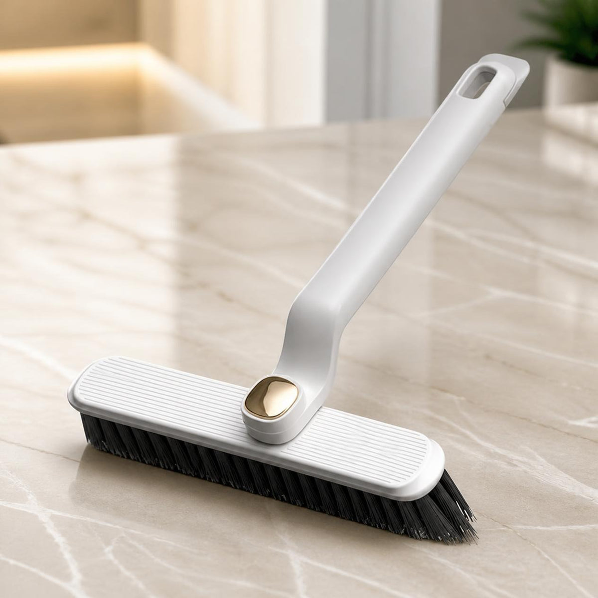 360° Rotating Crevice Cleaning Brush – Hard Bristle Deep Cleaning Tool
