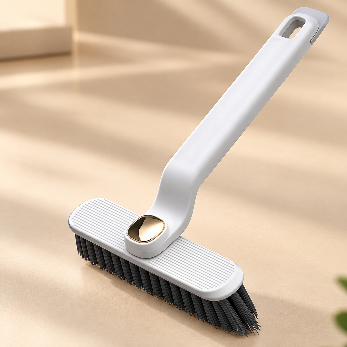 360° Rotating Crevice Cleaning Brush – Hard Bristle Deep Cleaning Tool