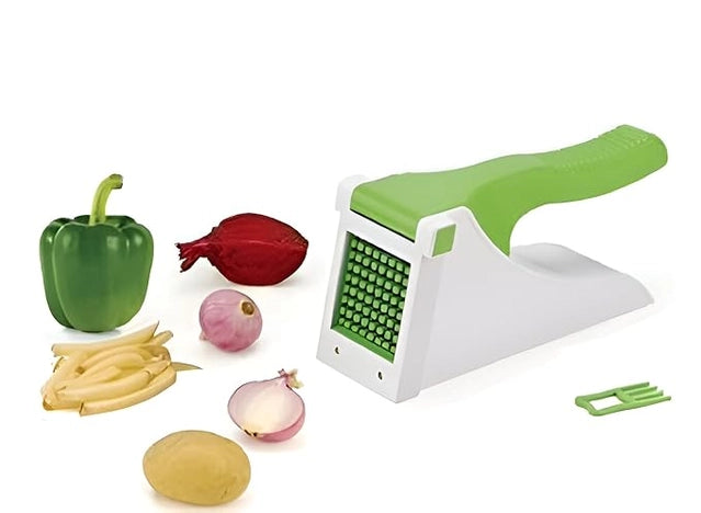 Heavy-Duty Manual Vegetable Chopper & Chipper | Multi-Function Kitchen Cutter