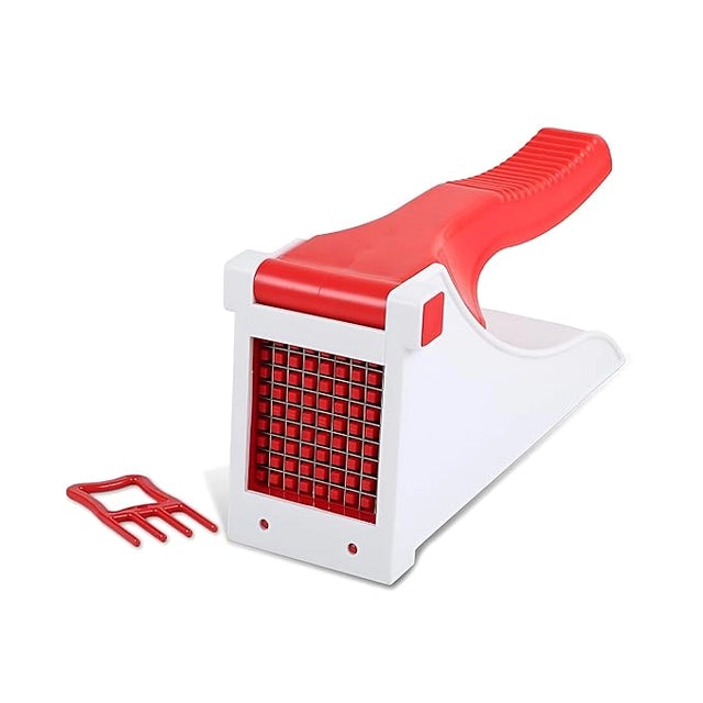 Heavy-Duty Manual Vegetable Chopper & Chipper | Multi-Function Kitchen Cutter